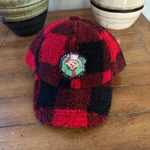 NWT Universal Studios Earl Sherpa Christmas baseball cap hat